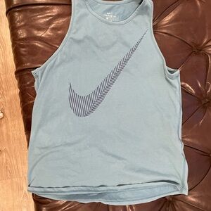 Nike Women’s Teal Tank Top with Black Logo